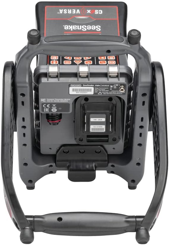 RIDGID 64943 CS6x Versa Digital Recording Monitor System with WiFi, Compatible with Compact 2, C40, and M40 Camera Reels, Pivoting Frame