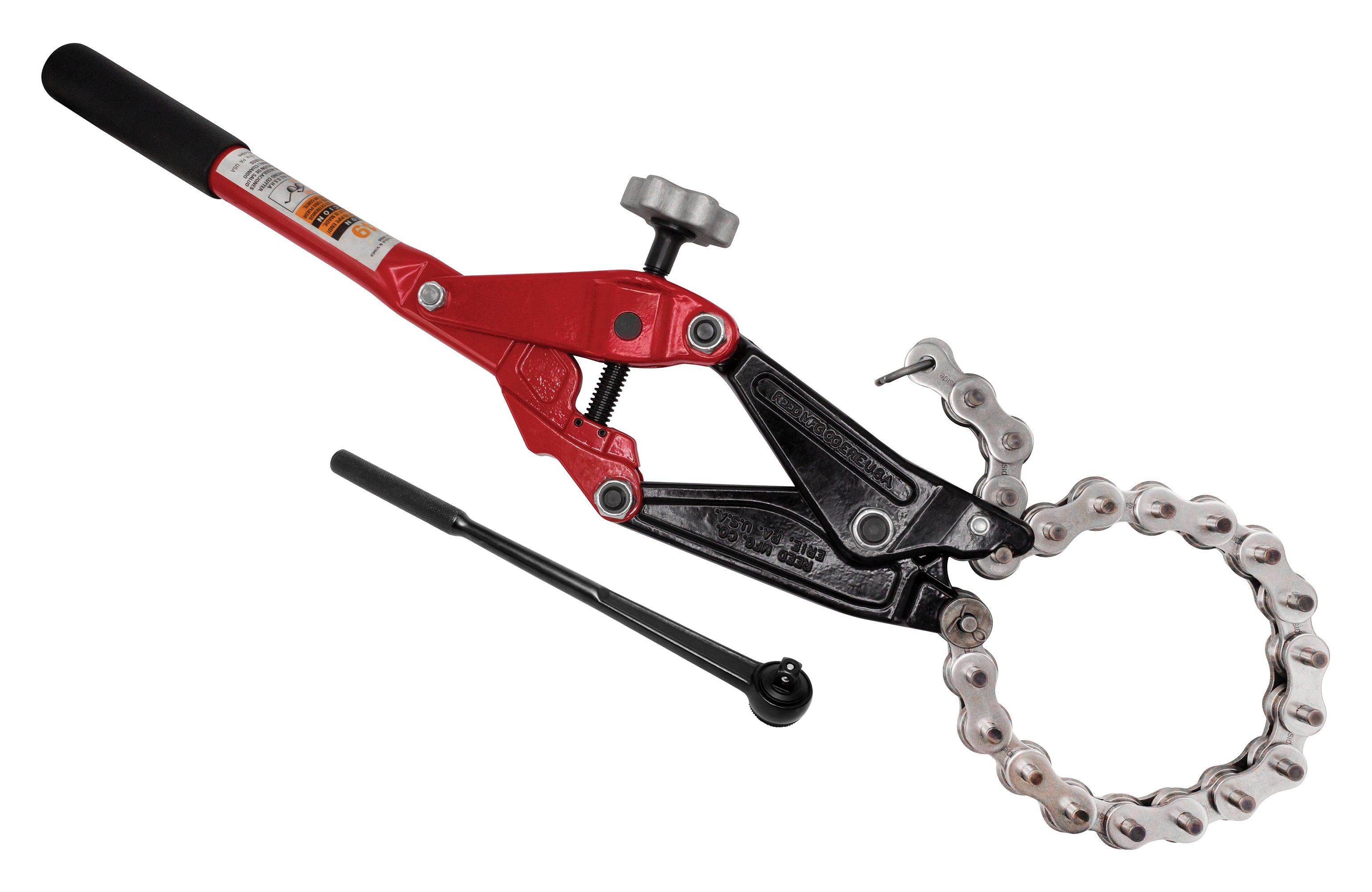 REED Tool SC49-6 Ratcheting Soil Pipe Cutter with 6-Inch Chain - Tools - Proindustrialequipment