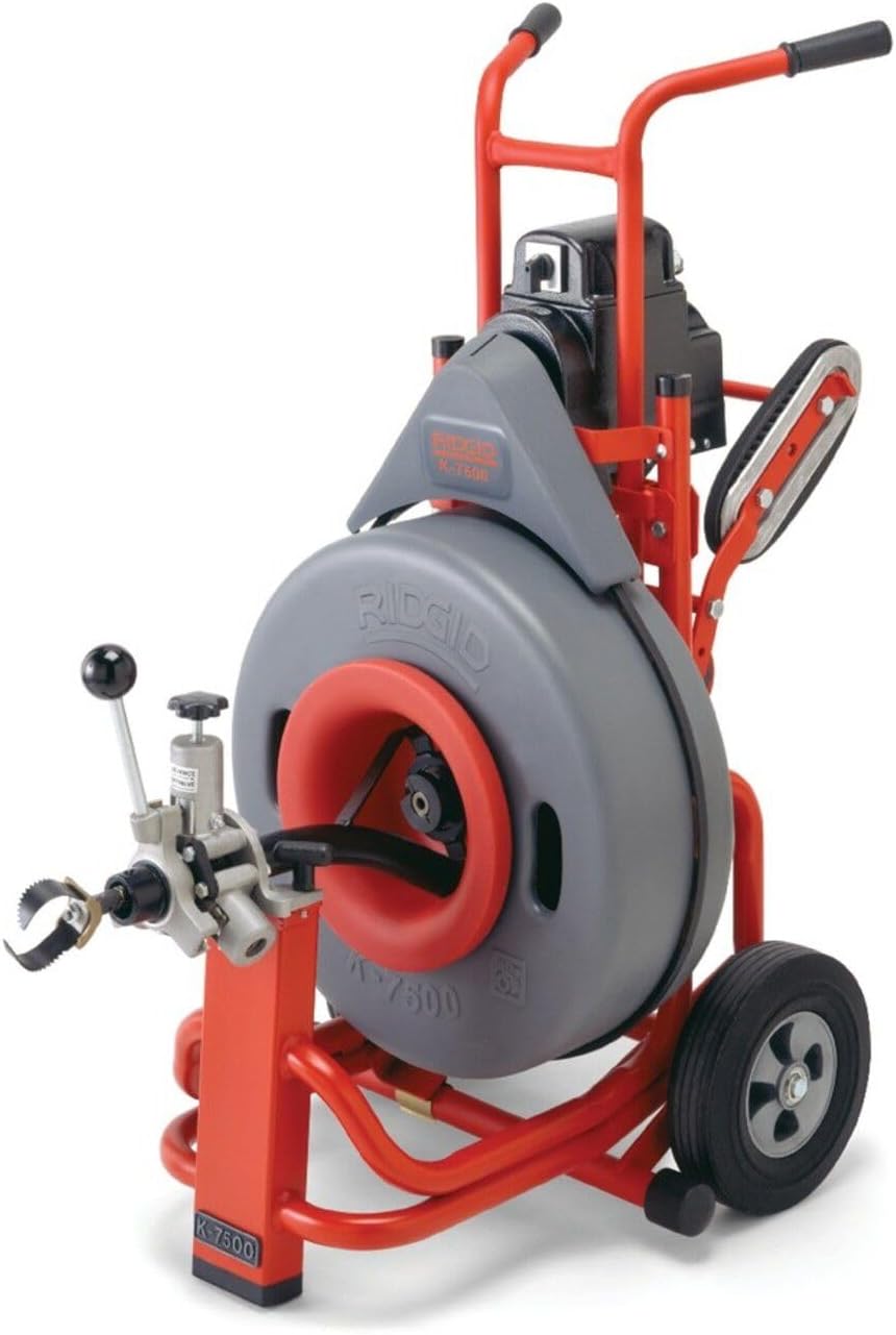 RIDGID 60062 K-7500 Drum Machine with C-75 Cable