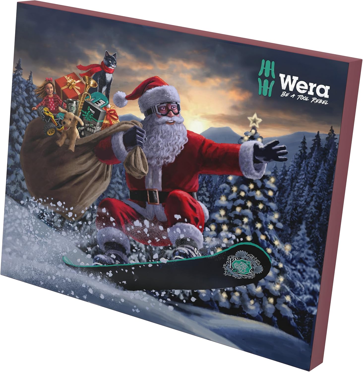 Wera 05136609001 Advent Calendar 2024, 25 Pieces