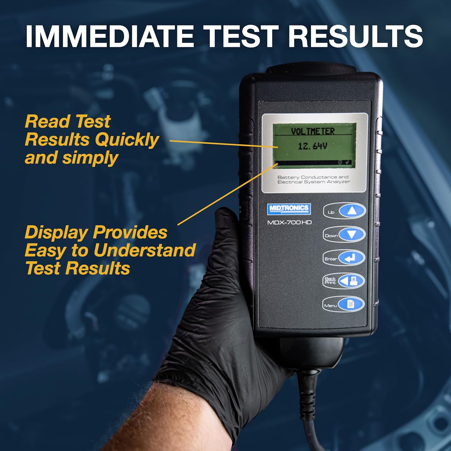 Midtronics - MDX-700HD 6 & 12V BATTERY AND ELEC. SYS. TESTER HD