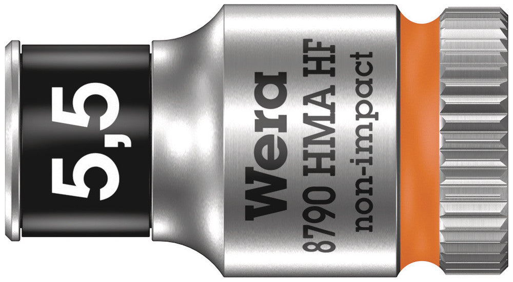 8790 HMA HF Zyklop socket with 1/4" drive with holding function