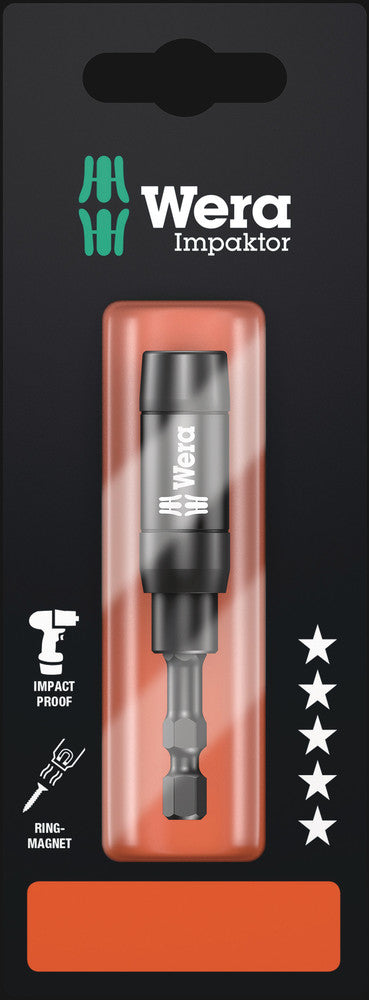 897/4 IMP R SB Impaktor holder with retaining ring and ring magnet, 1/4" x 75 mm