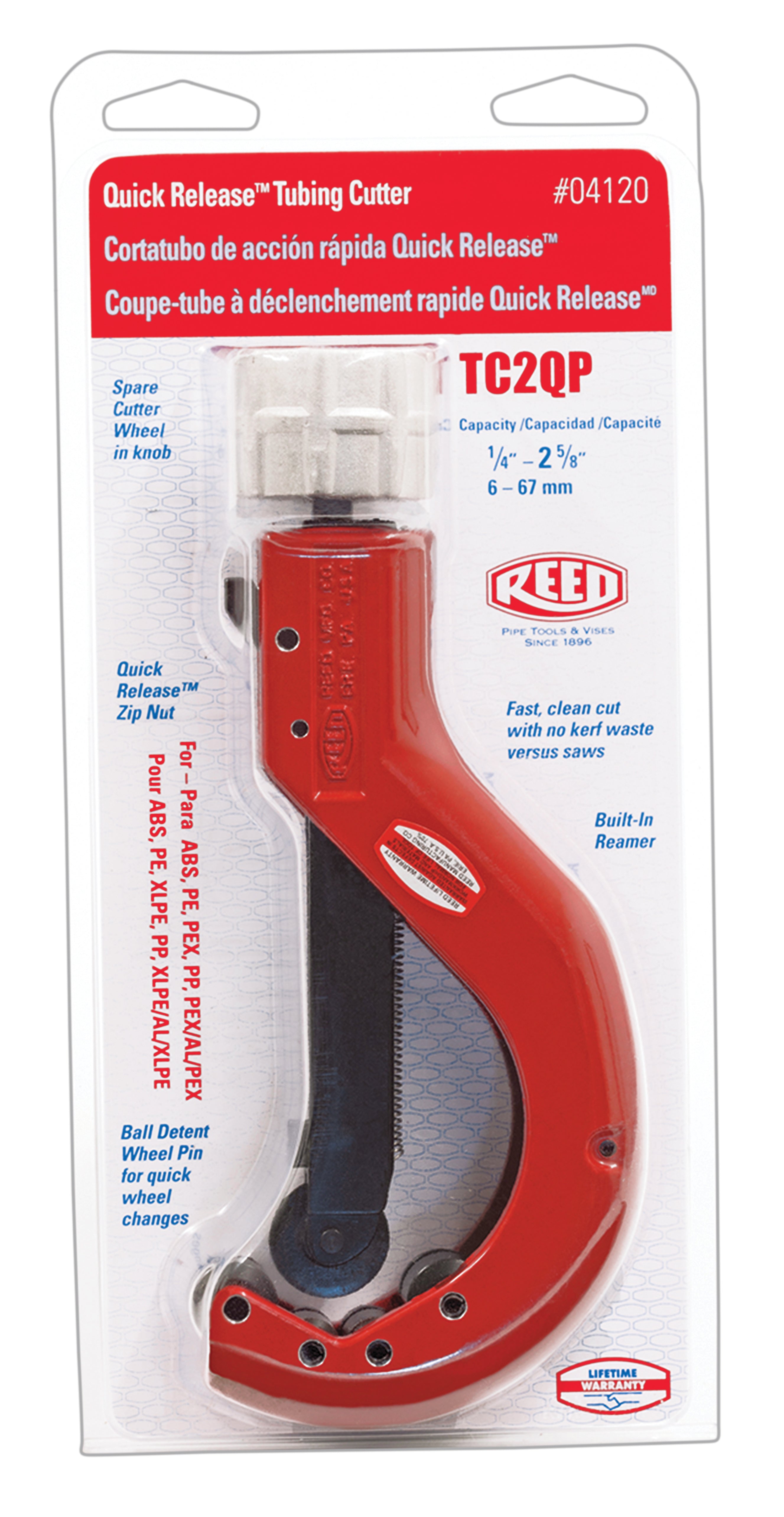 REED TC2QP Tube Cutter
