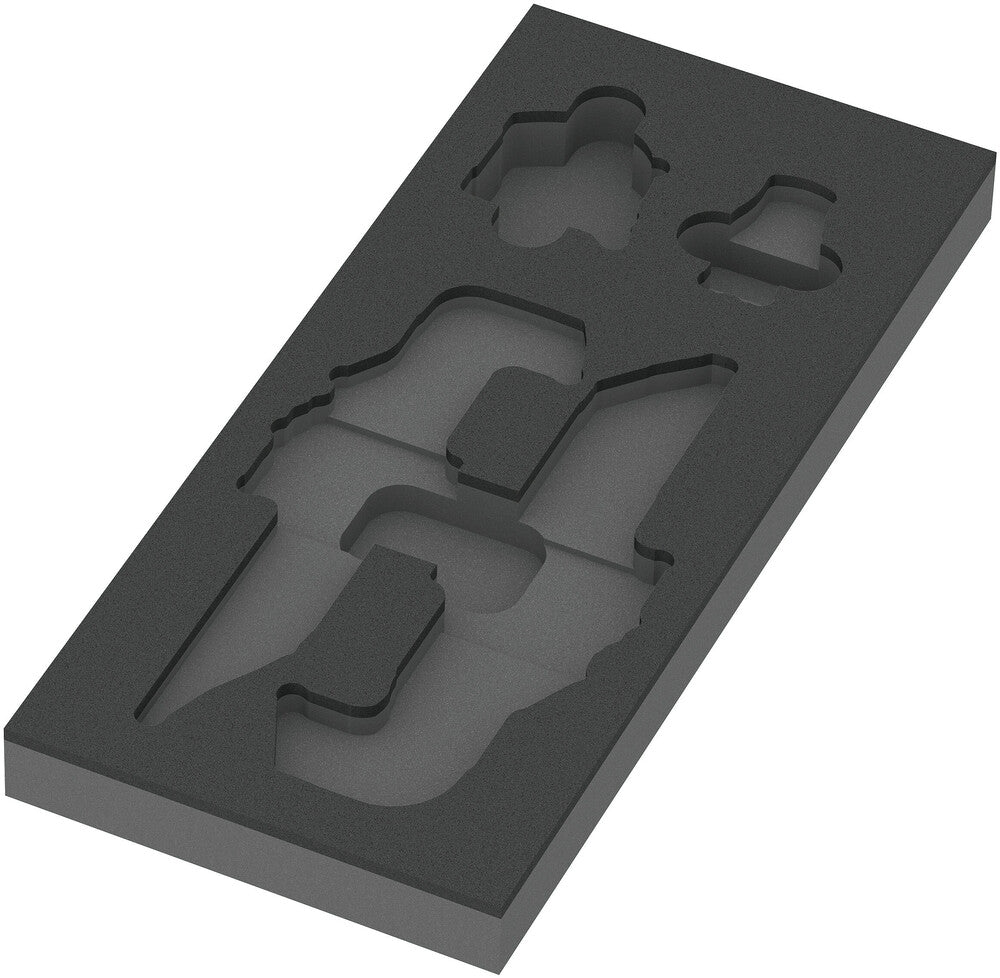 9840 Foam insert L-key set 1, empty, 172 x 30 x 392 mm