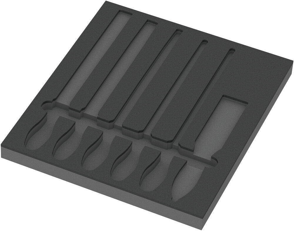 9883 Foam insert PFERD file set 1, empty, 344 x 30 x 392 mm