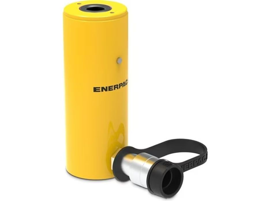 ENERPAC - RCH123, 13.8 ton Capacity, 3.00 in Stroke, Single-Acting, Hollow Plunger Hydraulic Cylinder