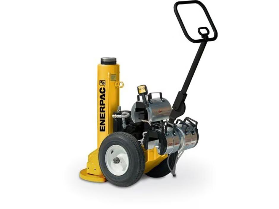 Enerpac PRASA15016L, 150 Ton, 15.5 in Stroke, Pneumatic POW'R-RISER Lifting Jack