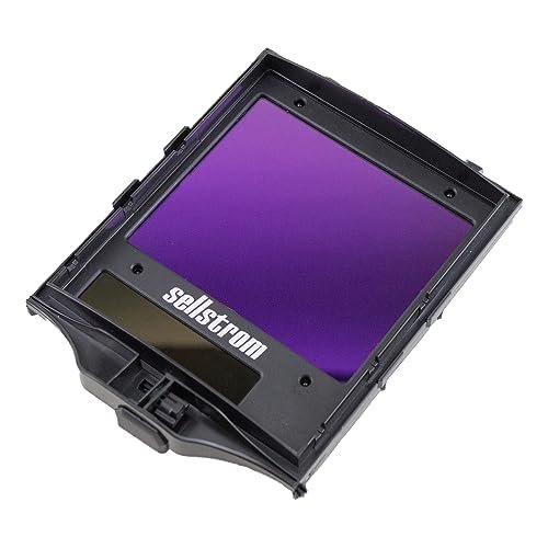 Casque de soudage Sellstrom S26400 Premium Series avec technologie de lentille bleue extra large ADF - Noir/Orange