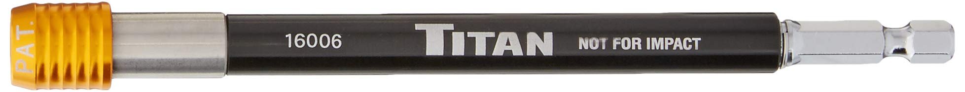 Titan 16006 Quick Release Extension Bit Holder, 6-Inch