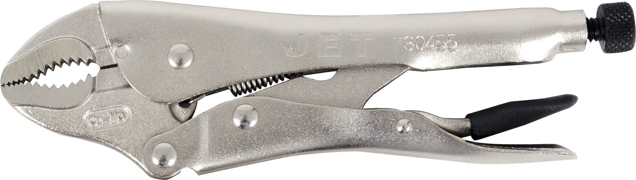 Jet 730455-7" Curved Jaw Locking Pliers with Cutter