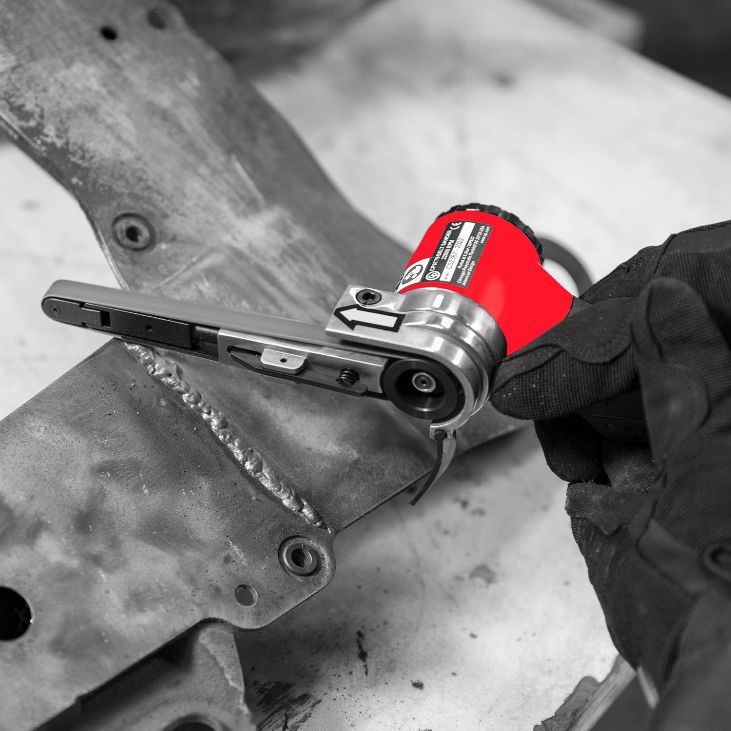 Chicago Pneumatique Outil CP9779 Ponceuse à bande robuste 3/8"