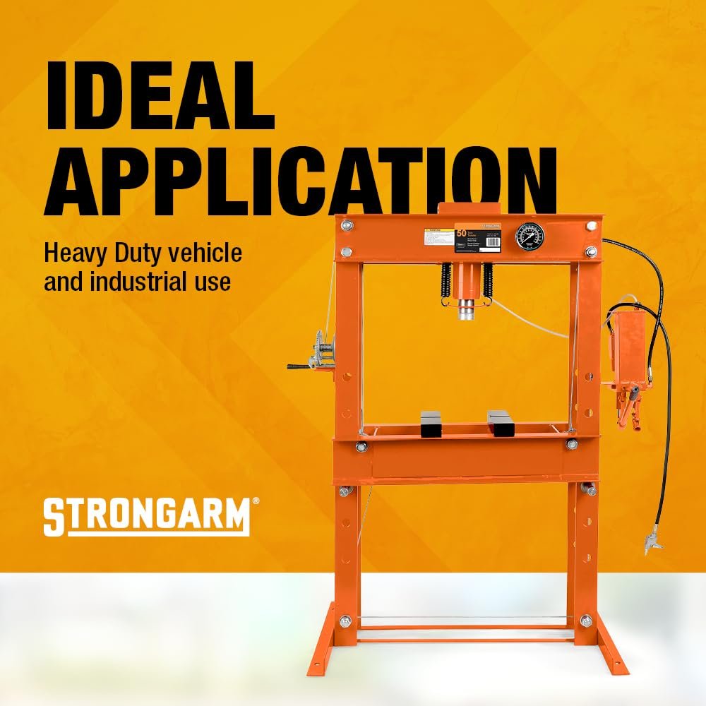 STRONGARM 32175 - 50 Ton Shop Press-Heavy Duty