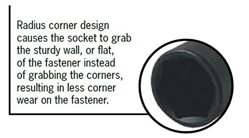 Sunex 235md 1/2-Inch Drive 35-mm Deep Impact Socket