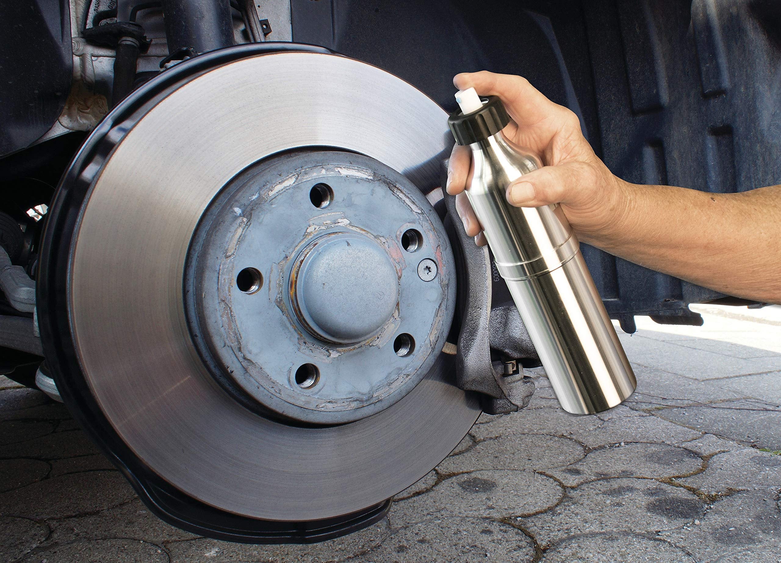 Vaper 19426 Flacon pulvérisateur rechargeable en aluminium - 7,7 oz