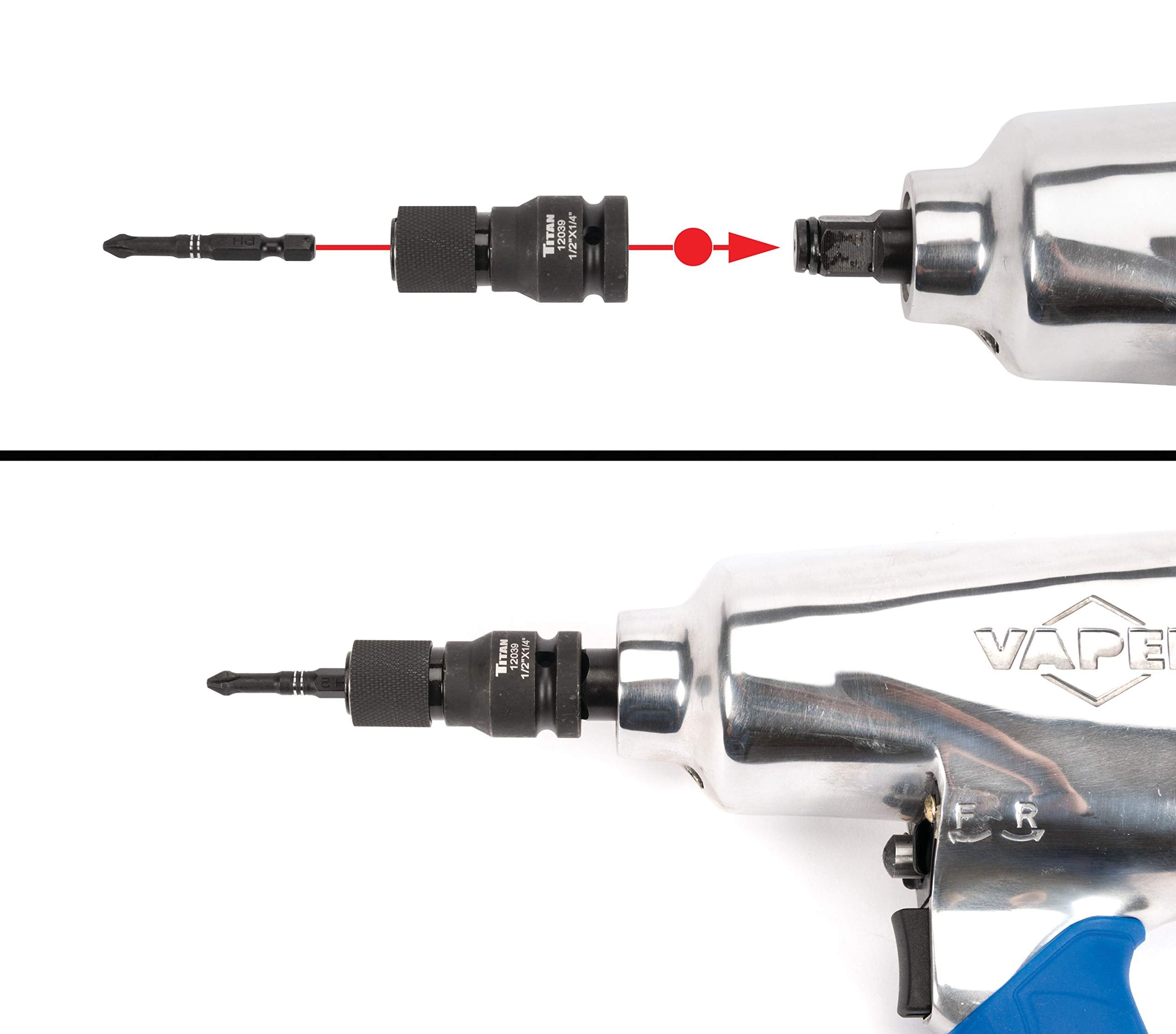 Titan Tools - Adaptateur à impact à changement rapide (12039)