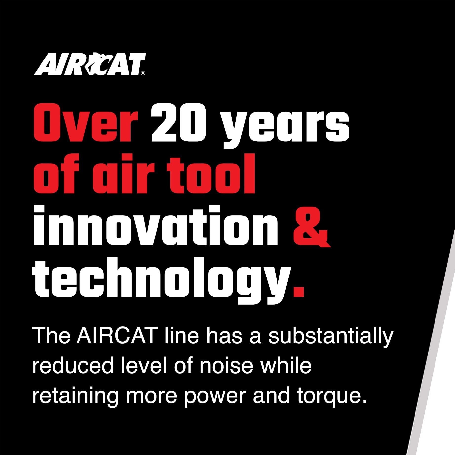 AIRCAT Acr800R Cliquet composite rouge 1/4" avec mécanisme à cliquet unique