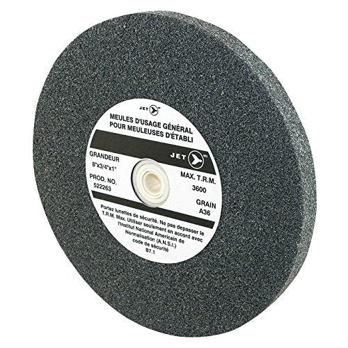 Jet 522263-8 X 3/4 X 1 A36 Bench Grinding Wheel