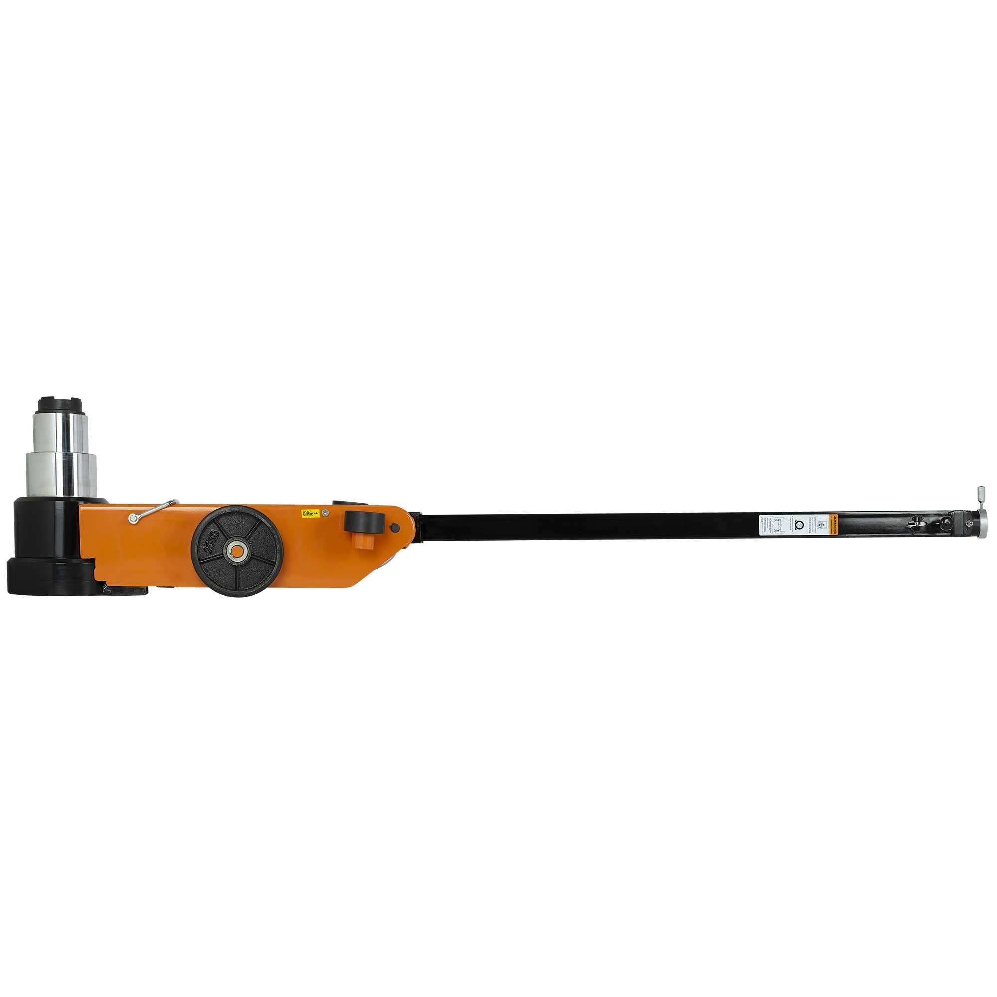 Strongarm Long Handle Super Heavy-Duty 2 Stage Air Hydraulic 80/50 Ton Truck Service Jack - Fleet, Military, Aircraft, 30477