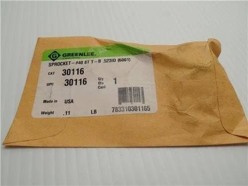 Greenlee - Piñón-#40 8T TB .523Id, Tirando (30116)