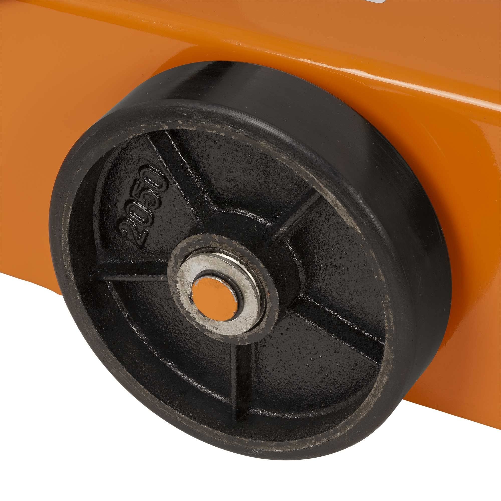 Strongarm Long Handle Super Heavy-Duty 2 Stage Air Hydraulic 80/50 Ton Truck Service Jack - Fleet, Military, Aircraft, 30477