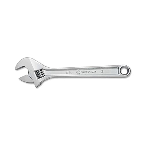 Crescent 12" Adjustable Wrench - Carded - AC212VS, Chrome - Proindustrialequipment