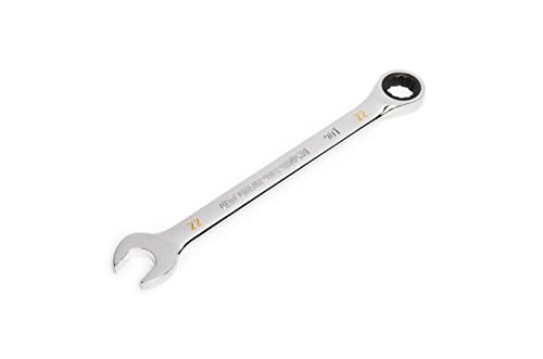 GEARWRENCH Clé mixte à cliquet à 12 points, arc pivotant à 4 degrés, 22 m, 86922