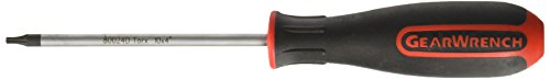 GEARWRENCH 80024D T10 x 4" Torx Dual Material Screwdriver, Black