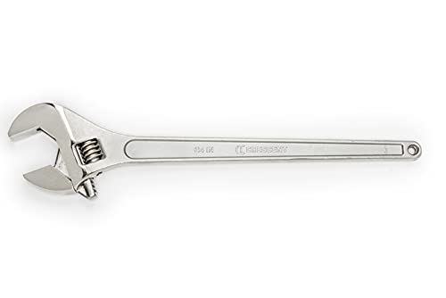 Crescent 24" Adjustable Tapered Handle Wrench - Carded - AC224VS, Chrome - Proindustrialequipment