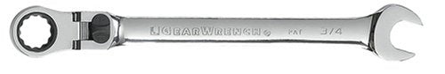 GearWrench 9714 7/8-Inch Flex-Head Combination Ratcheting Wrench