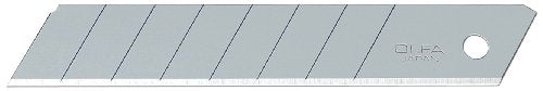 Olfa 5016 LB-50B 18mm Snap-Off Heavy-Duty Silver Blade, 50-Pack