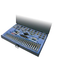 ITC Professional 60-Piece S.A.E./Metric Tap and Die Set, 24312 - Dies and Fittings - Proindustrialequipment