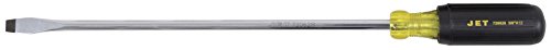 Jet 720628-3/8" X 12" Slot Round Shank Cushion Grip Screwdriver - Screw Drivers and Sets - Proindustrialequipment