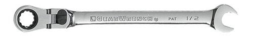 GearWrench 9708 1/2-Inch Flex-Head Combination Ratcheting Wrench