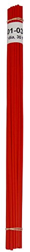 Baguette de soudage en plastique polyéthylène haute densité (PEHD), 1/8" de diamètre, 30 pi, Orange