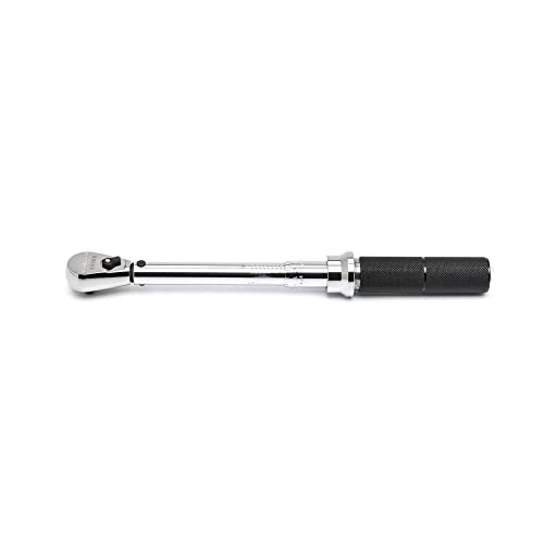 GearWrench Llave dinamométrica micrométrica con accionamiento de 1/4" 30-200 in/lb - 85060, Negra