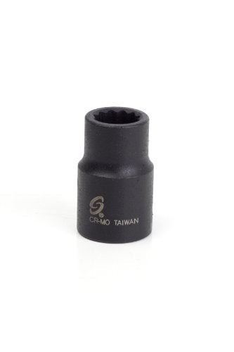 Sunex 212z Dado de impacto de 12 puntas y 3/8" con accionamiento de 1/2"