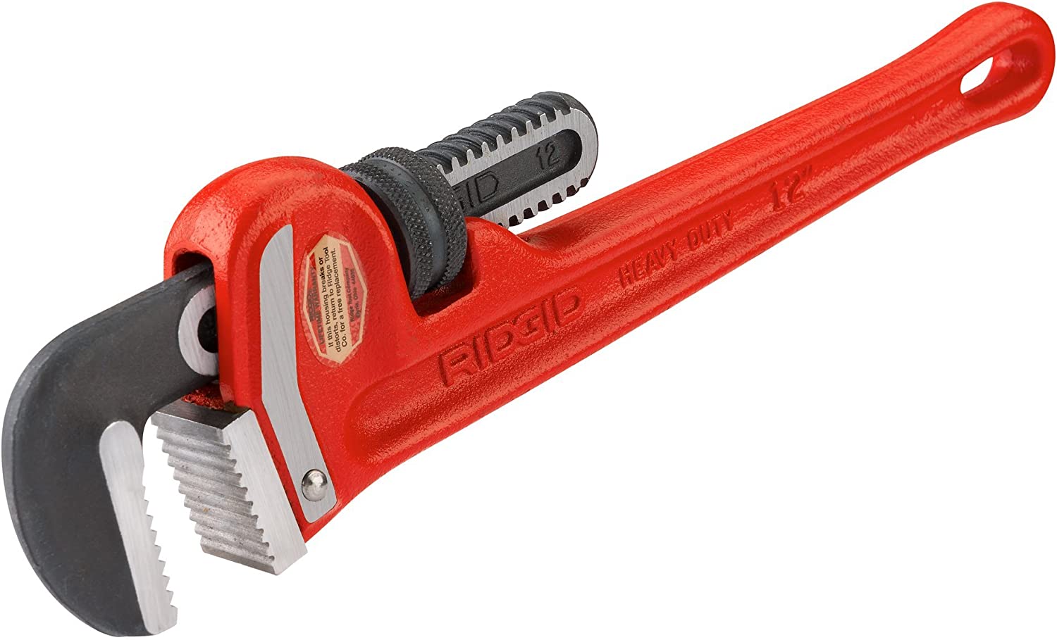 Ridgid 31015 12" Heavy-Duty Straight Pipe Wrench - Proindustrialequipment