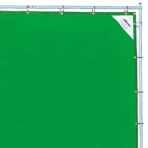 Sellstrom S97342 Welding Curtain with Frame - 6'x6' - Green - Other Protection - Proindustrialequipment