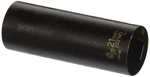 Conector neumático gris (2021MD) con accionamiento de 1/2" x 21 mm de profundidad