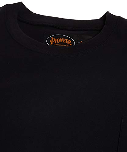 Pioneer Flame Resistant Cotton Long Sleeve High Visibility Safety Work Shirt, Black, L, V2580470-L - Clothing - Proindustrialequipment