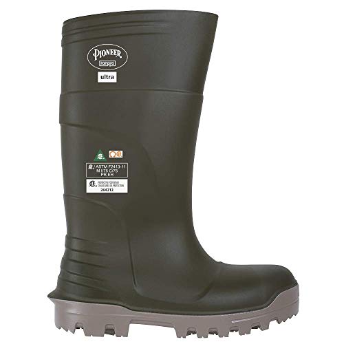 Pioneer V4240140-7 Minus 50 Degree Composite Toe Polyurethane Work Boot, Green, 7 - Foot Protection - Proindustrialequipment