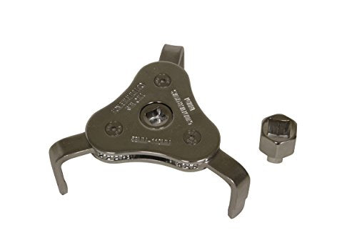 Lisle 63850 58-110mm 3 Jaw Wrench & Adapter