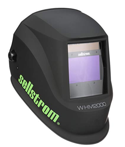 Sellstrom S26200 Advantage Plus Series Welding Helmet with Large ADF - Black/Green - Fall Protection - Proindustrialequipment