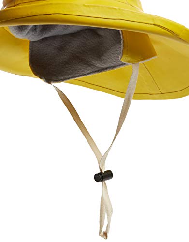 Pioneer V3035060-L Heavy-Duty Premium Sou’Wester Rain Hat, Dry King® Fully Cotton Lined Yellow, L - Clothing - Proindustrialequipment