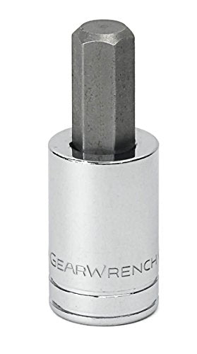 GEARWRENCH 80154 1/4" Drive Hex Bit SAE Socket 7/64", Black