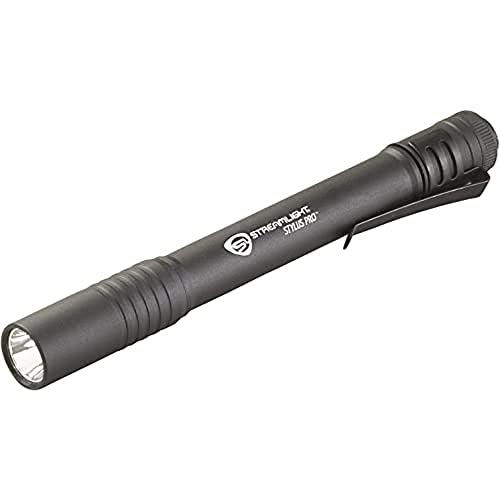 Streamlight 66118 Stylus Pro - Bolígrafo con luz LED y funda, color negro