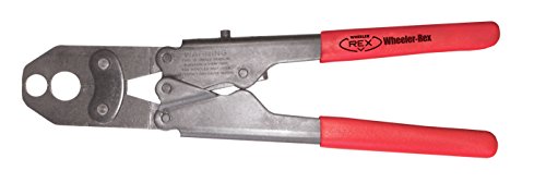 Wheeler Rex 89206 3/4" and 1/2" PEX Ring Combo Crimper - Crimpers - Proindustrialequipment