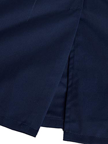 Pioneer V2020180-4XL Multi-Pocket Shop & Garage Work Coat, Navy Blue-4XL - Clothing - Proindustrialequipment