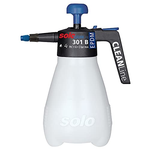 Solo 301-B Pulverizador monomanual CLEANLine de 1,25 litros, juntas EPDM (PH 7-14) y juntas tóricas